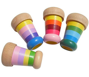 Wooden Magic Kaleidoscope Polygon Prism Toys