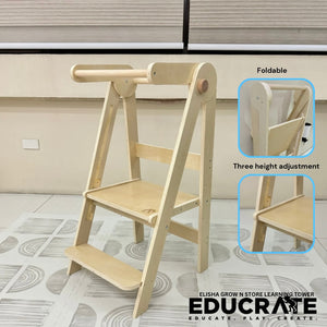 Elisha Grow ‘N store Learning tower (Adjustable and Foldable)