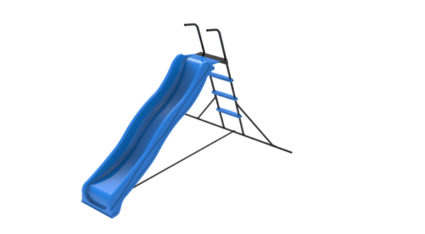 Outdoor Slide with Step Freestanding Slide