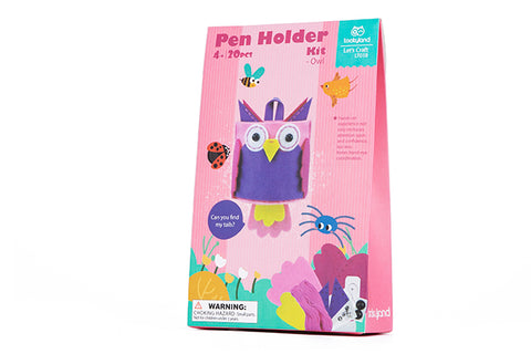 Tookyland Let's Craft - Sewing Pen Holder Kit - OWL design