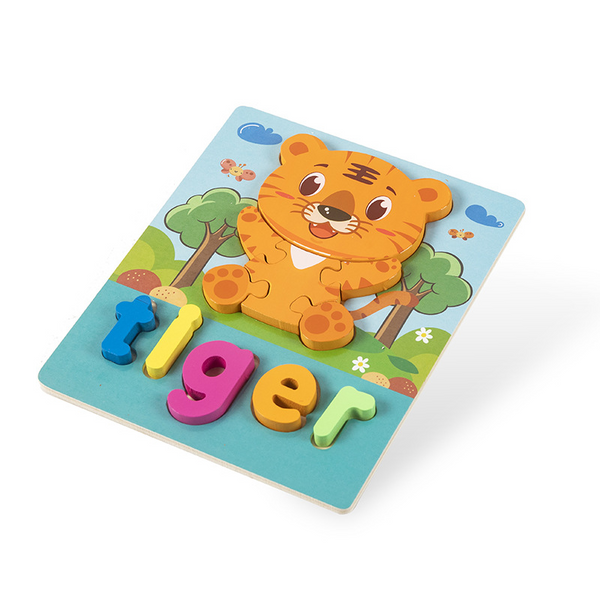 Chunky 3D puzzle with Spelling