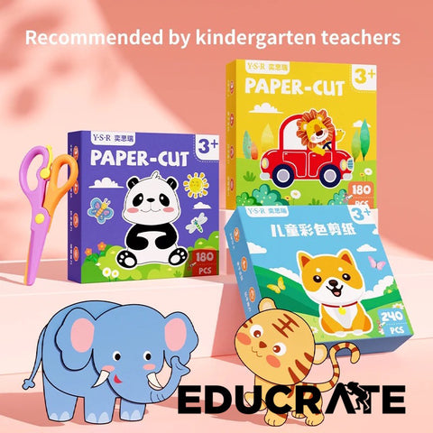 Paper Cutting Activities / cut and paste scissors skill kindergarten fine motor skill