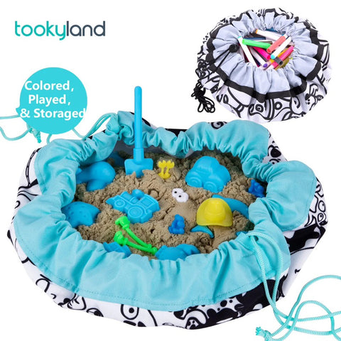 TOOKYLAND 3 IN 1 PLAY MAT / PACk and GO toy storage