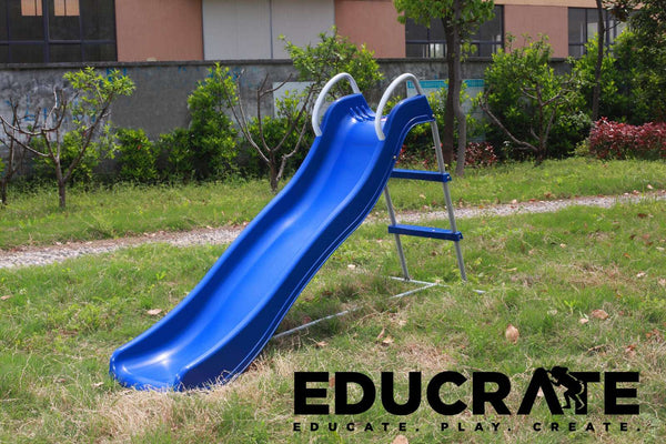 Outdoor Slide with Step Freestanding Slide