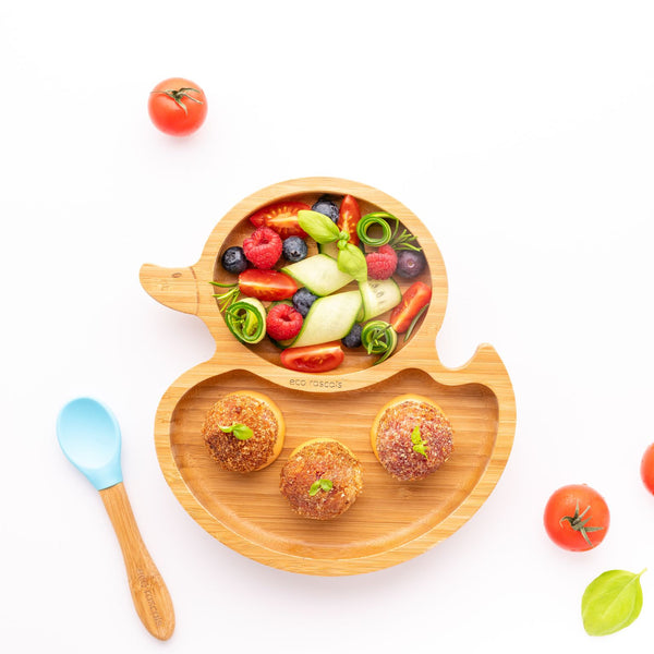 Eco Rascals (Bamboo suction duck plate-tableware products)