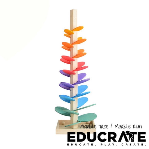 educratePH 72cm Rainbow Marble Run / Marble Tree