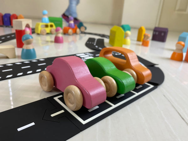 Wooden Transportation Car Set (7pcs)