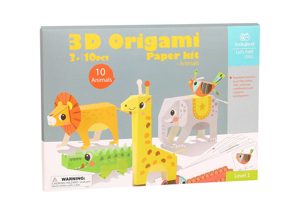 TookyLand 3D ORIGAMI for Kids / Brain Exercise craft