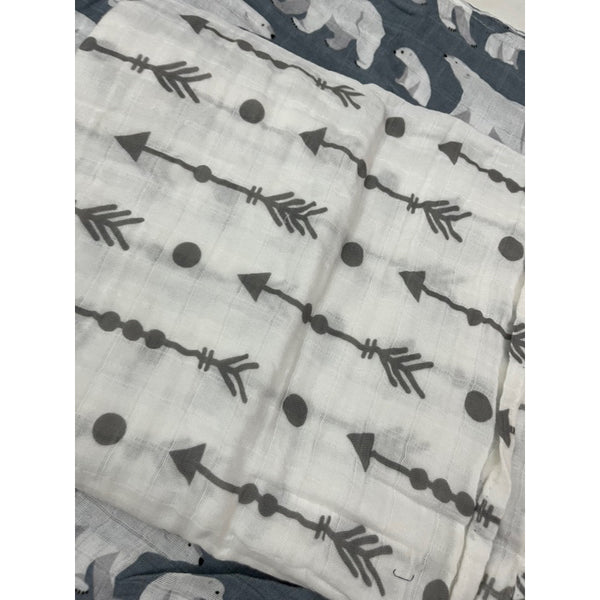 100% Organic Cotton Muslin Blanket / Receiving Blanket