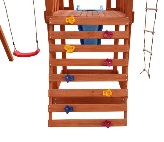 Franco Outdoor Playset (1 swing + 1 Hanging Military Climb)