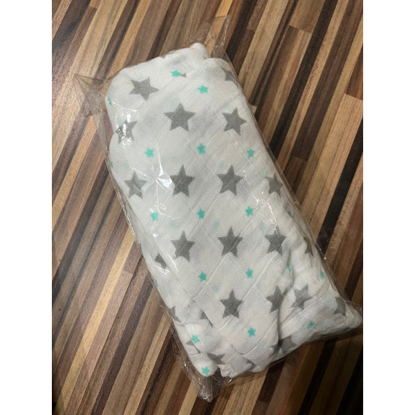 100% Organic Cotton Muslin Blanket / Receiving Blanket