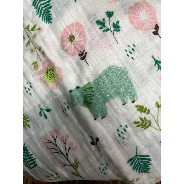 100% Organic Cotton Muslin Blanket / Receiving Blanket