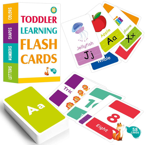 toddler learning flash cards