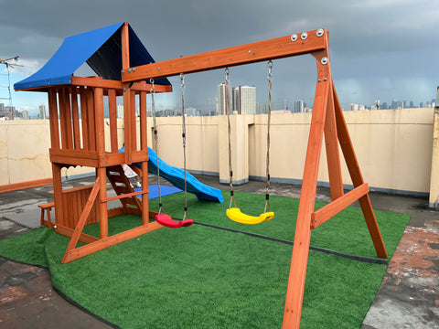 Ezekiel Outdoor Playground (2 swing playset) SD-0