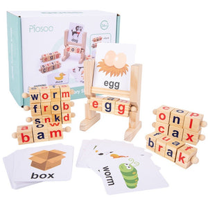 Spelling Rods Blocks / CVC / Sight words montessori preschool activities word memory