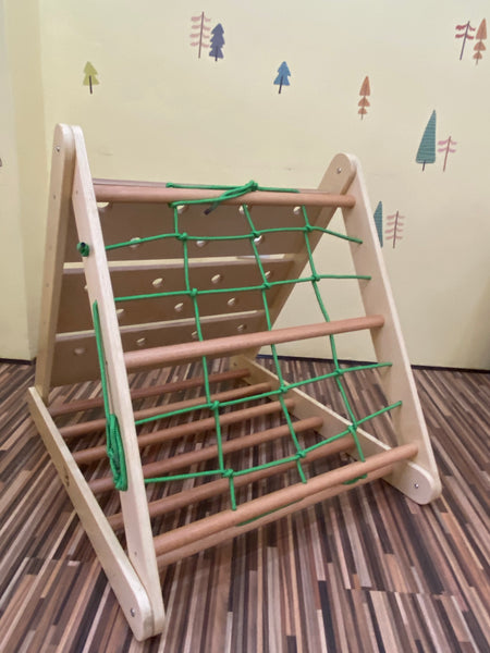 5 in 1 Junior Activity Pikler Triangle with reversible Ramp