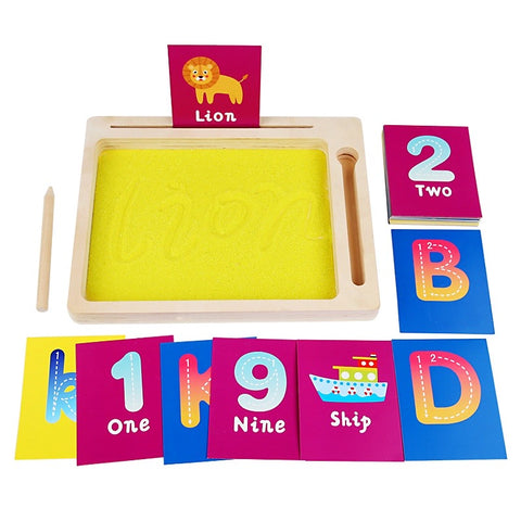 Sand Writing Tray with Flashcard and Sand MULTI USE