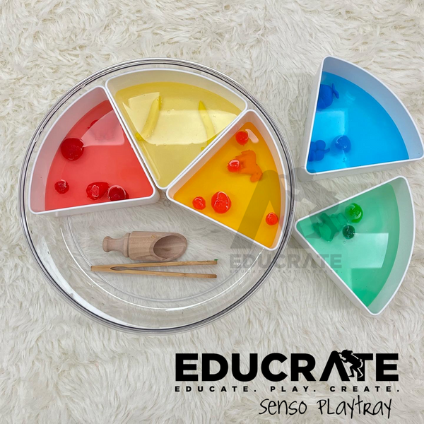 EducratePH Senso Playtray (multi purpose storage removable compartment) loose part bin play storage