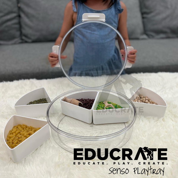 EducratePH Senso Playtray (multi purpose storage removable compartment) loose part bin play storage