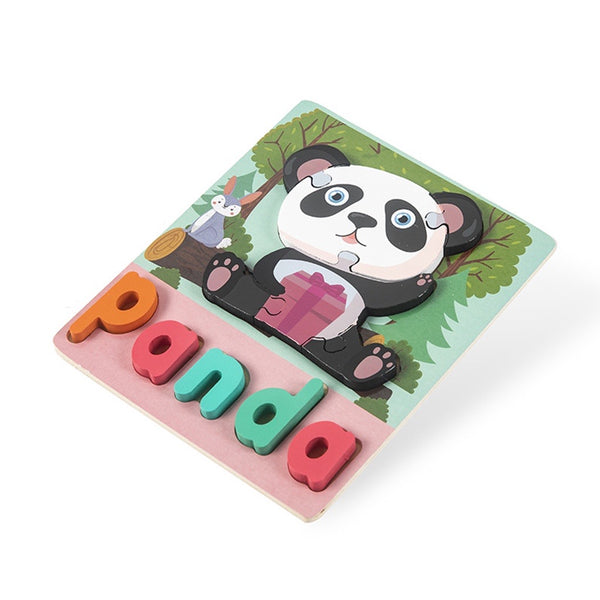 Chunky 3D puzzle with Spelling