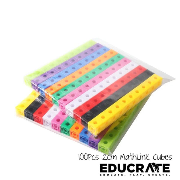 Math Link Cubes / Linking Cubes 2cm 100pcs