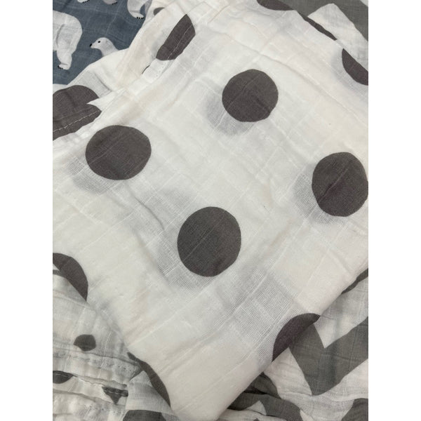 100% Organic Cotton Muslin Blanket / Receiving Blanket