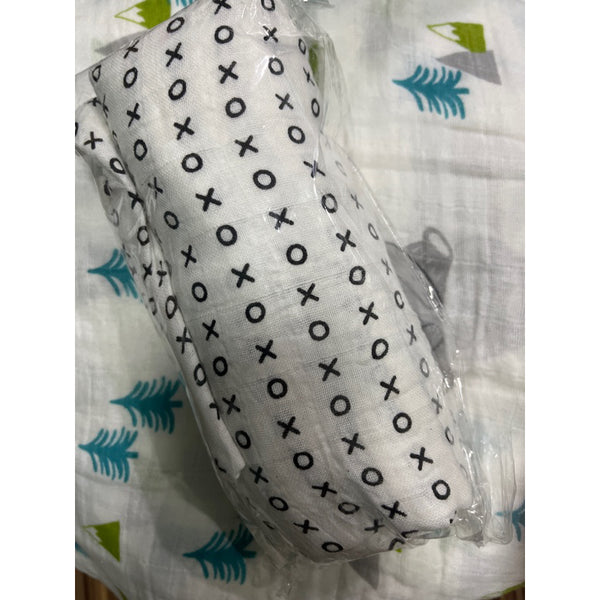 100% Organic Cotton Muslin Blanket / Receiving Blanket